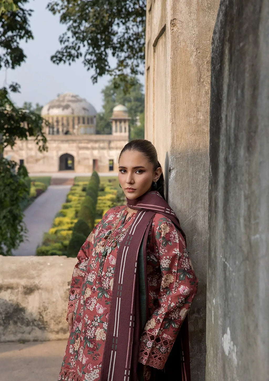 Rosewood Garden- Printed Pakistani Lawn Suit